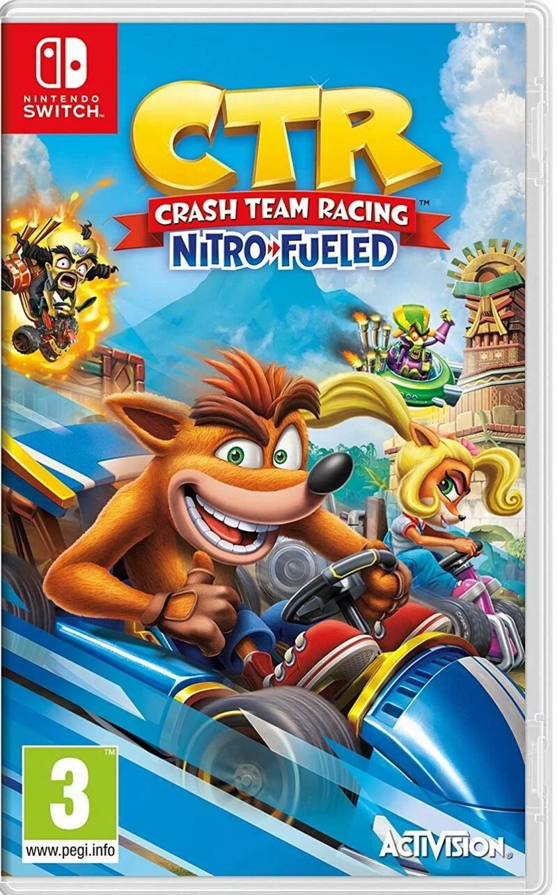 Nintendo Switch Game NS Crash Team Racing: Nitro-Fueled