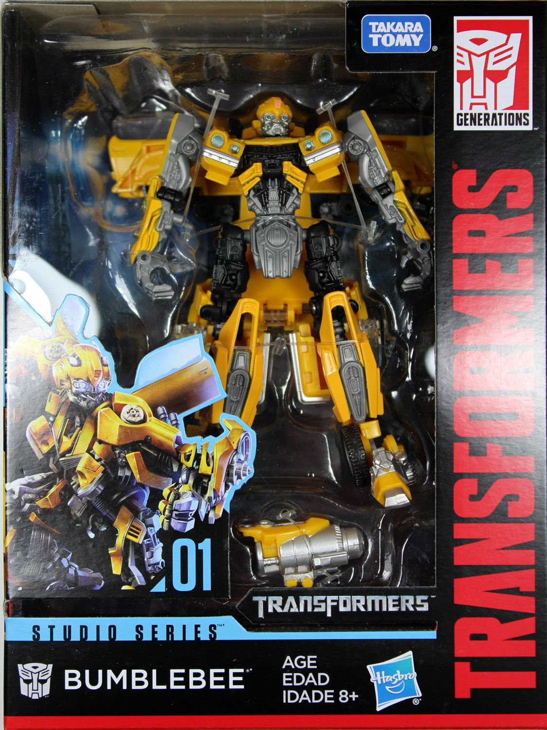 Hasbro TRANSFORMERS STUDIO SERIES 01 DELUXE CLASS BUMBLEBEE MOVIE FIGURE