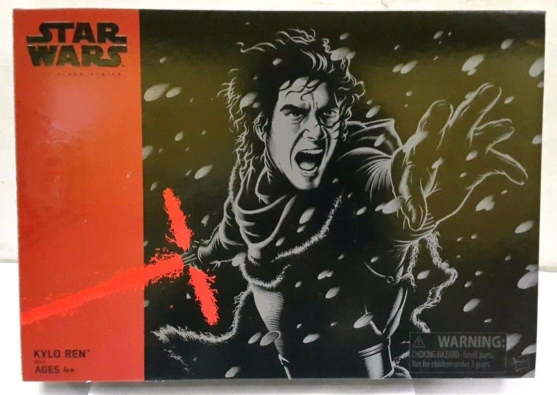 Hasbro STAR WARS BLACK SERIES 6" inch Kylo Ren Unmasked Exclusive SDCC 2016