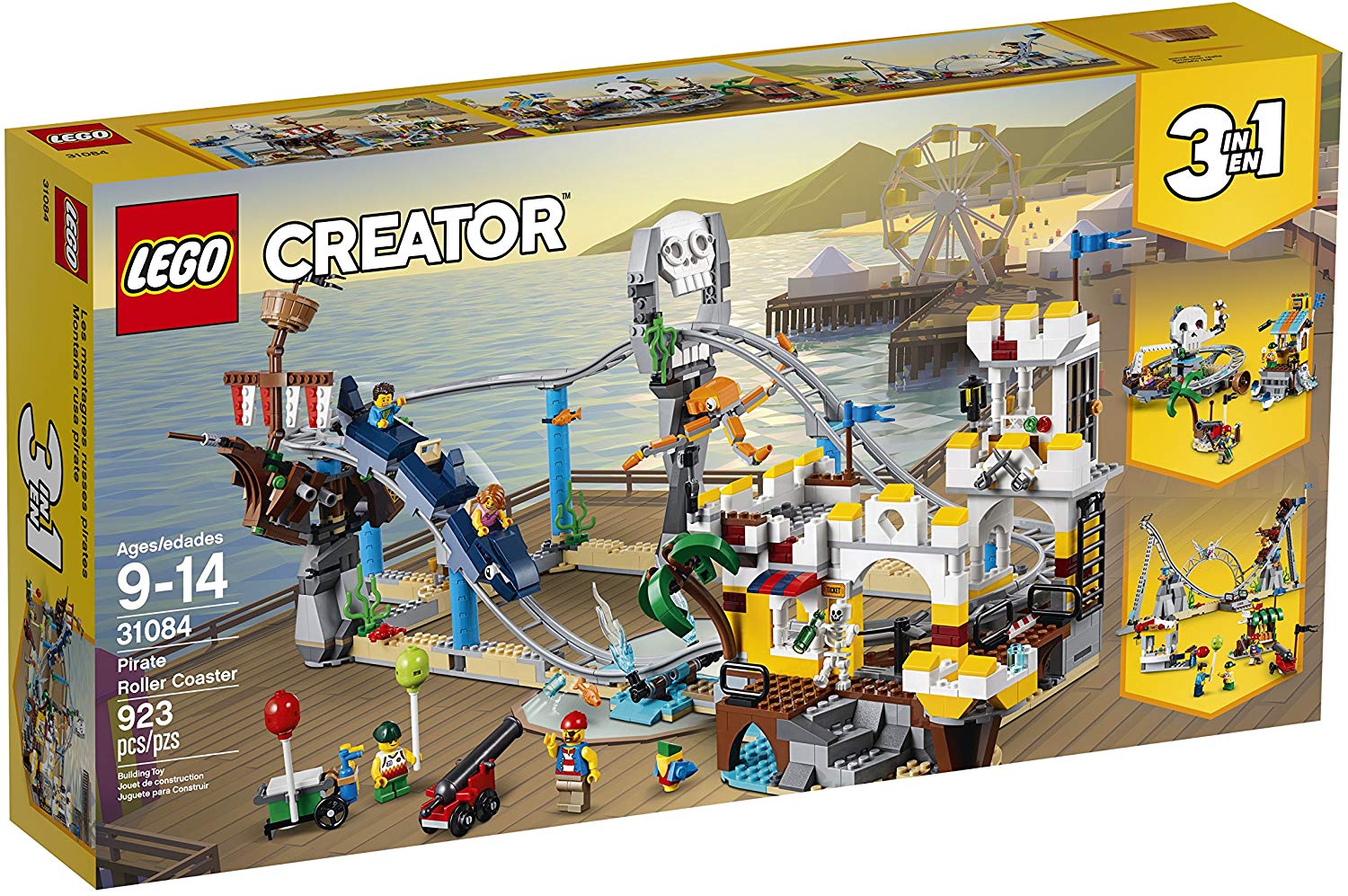 LEGO Creator Series 3in1 Pirate Roller Coaster 31084 Building Kit