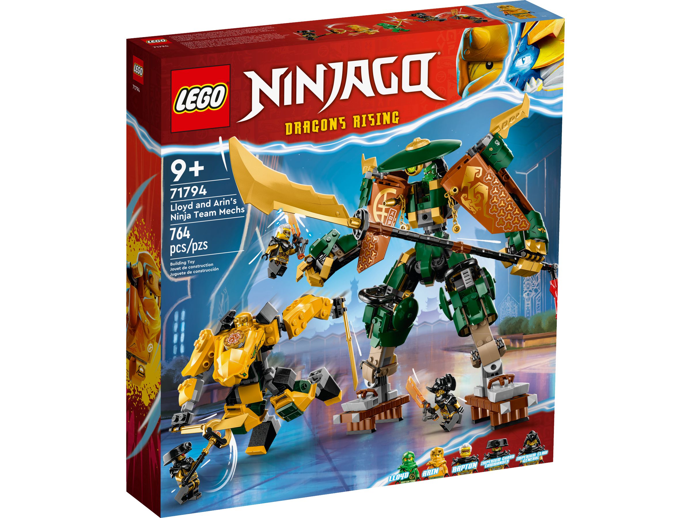 LEGO Ninjago Series 71794 Lloyd and Arin's Ninja Team Mechs - Lloyd