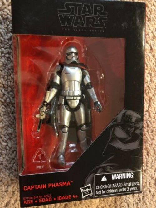 Hasbro Captain Phasma - Sealed 3.75" series figure - Star Wars The Black Series
