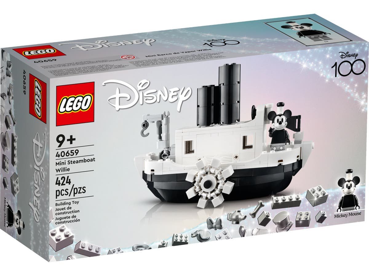 LEGO Disney Series 40659 100th Anniversary Mini Steamboat Willie