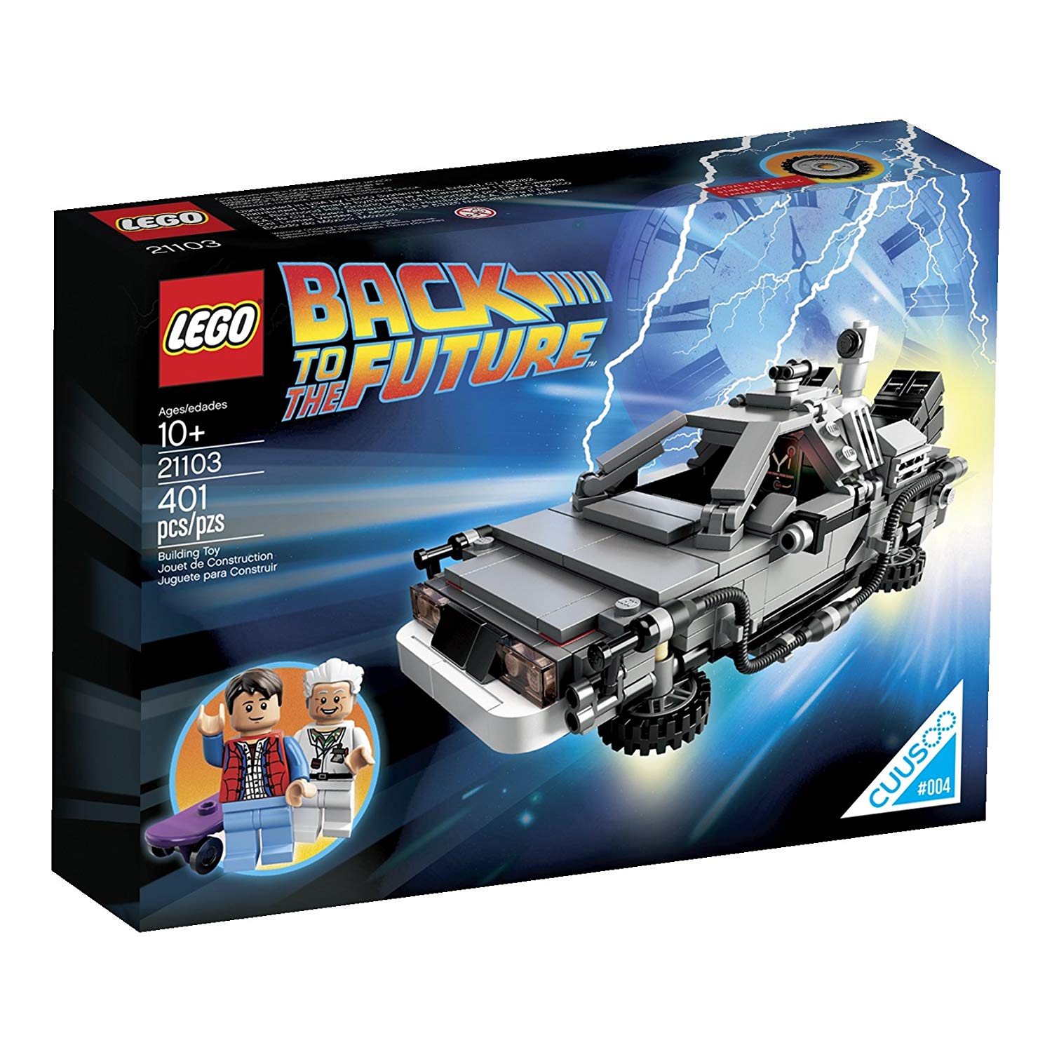 LEGO Ideas 21103 Back to The Future The DeLorean Time Machine