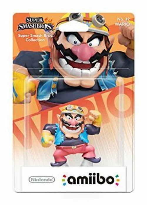 Limited offer Nintendo Amiibo Wario Super Smash Brothers Series Switch Wii Rare
