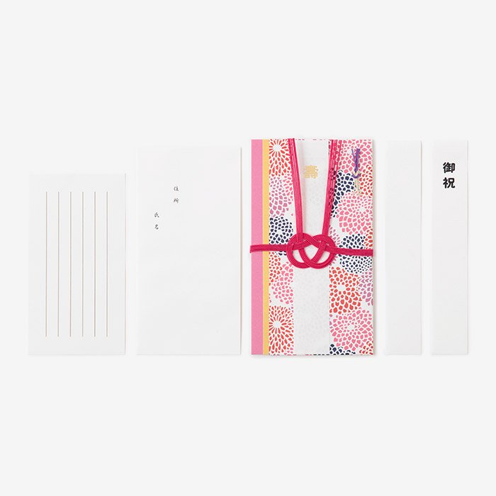 SO-SU-U Birthday Wedding Celebration Gift Envelop Chrysanthemum - Made in Japan