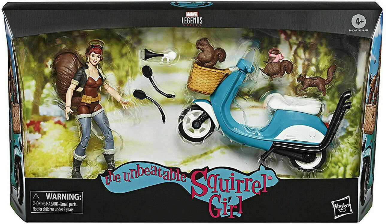 Hasbro MARVEL LEGENDS ULTIMATE 6": THE UNBEATABLE SQUIRREL GIRL with MOPED