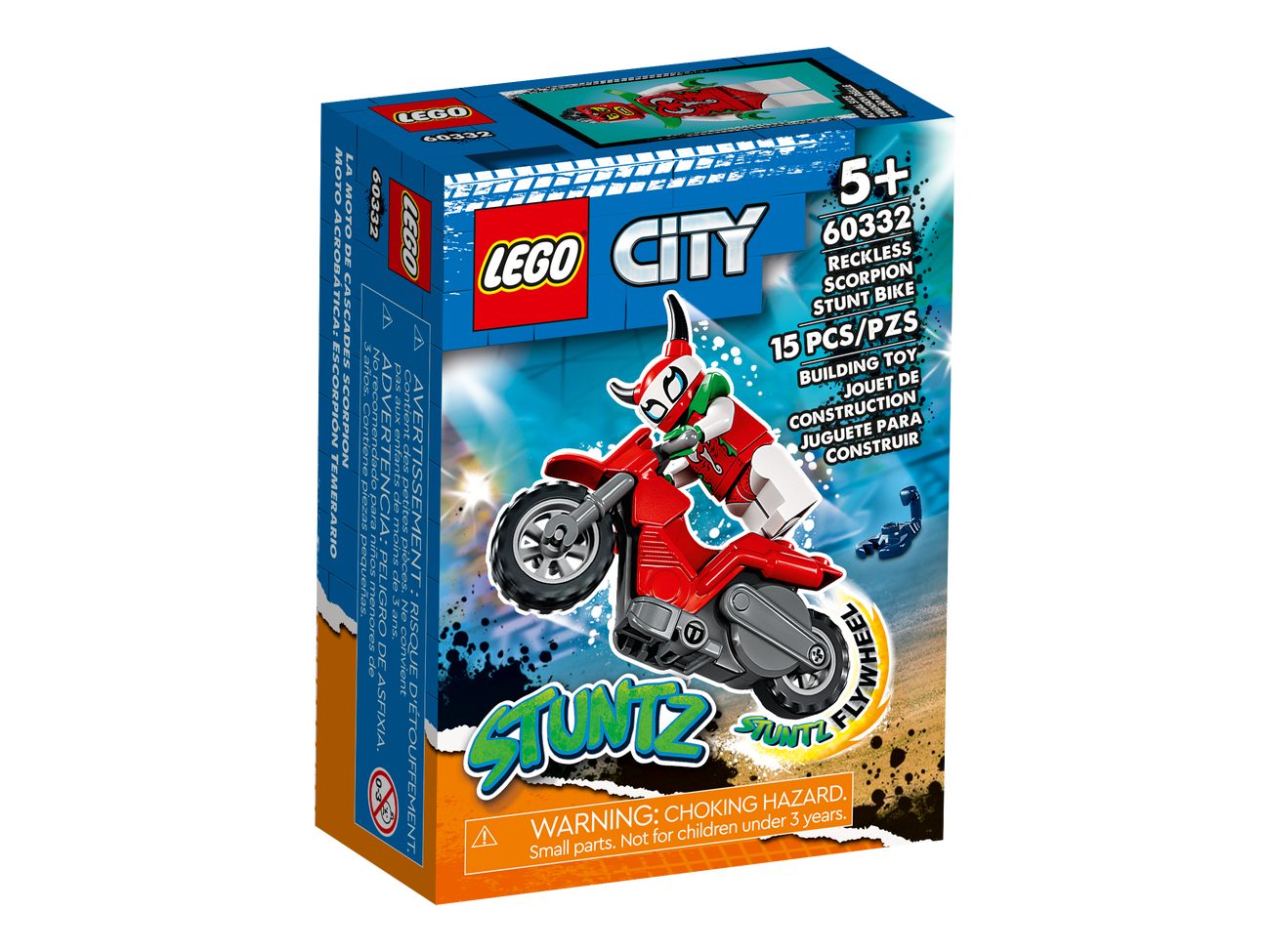 LEGO City 60332 Reckless Scorpion Stunt Bike
