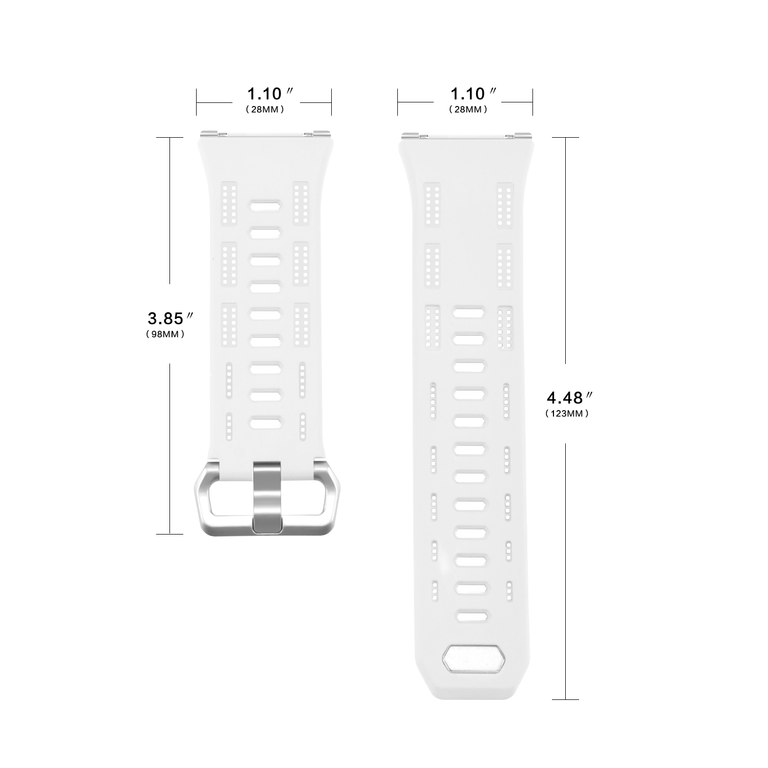 Sport Silicone Bands  for Fitbit Ionic Watch  Breathable Strap wristbands