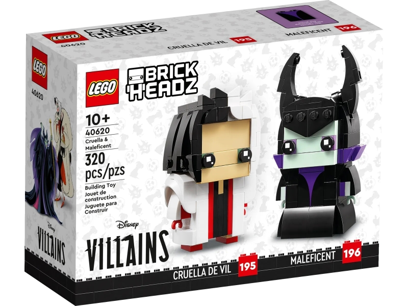 LEGO Brickheadz Series 40620 Cruella & Maleficent (Disney)