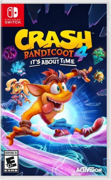 Nintendo Switch Game NS Crash Bandicoot 4: It's About Time Eng Ver