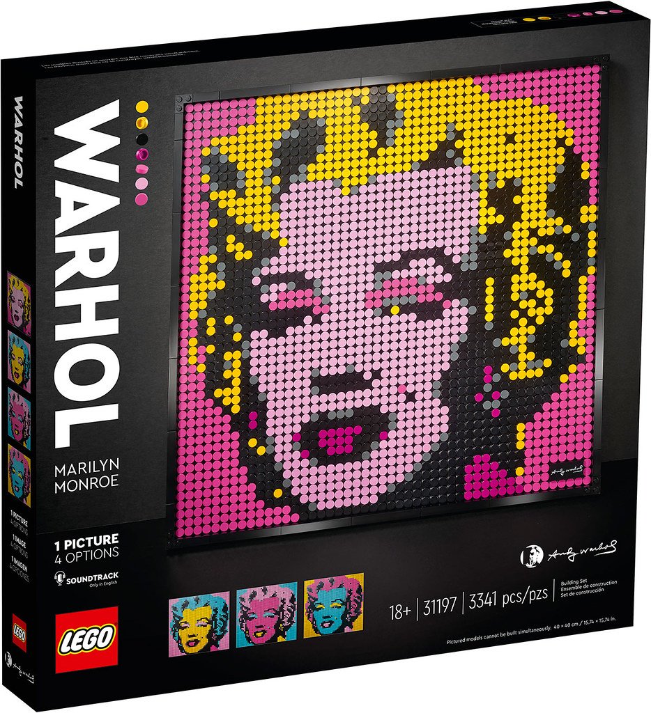 LEGO Mosaic Maker Art Series 31197 Andy Warhol's Marilyn Monroe