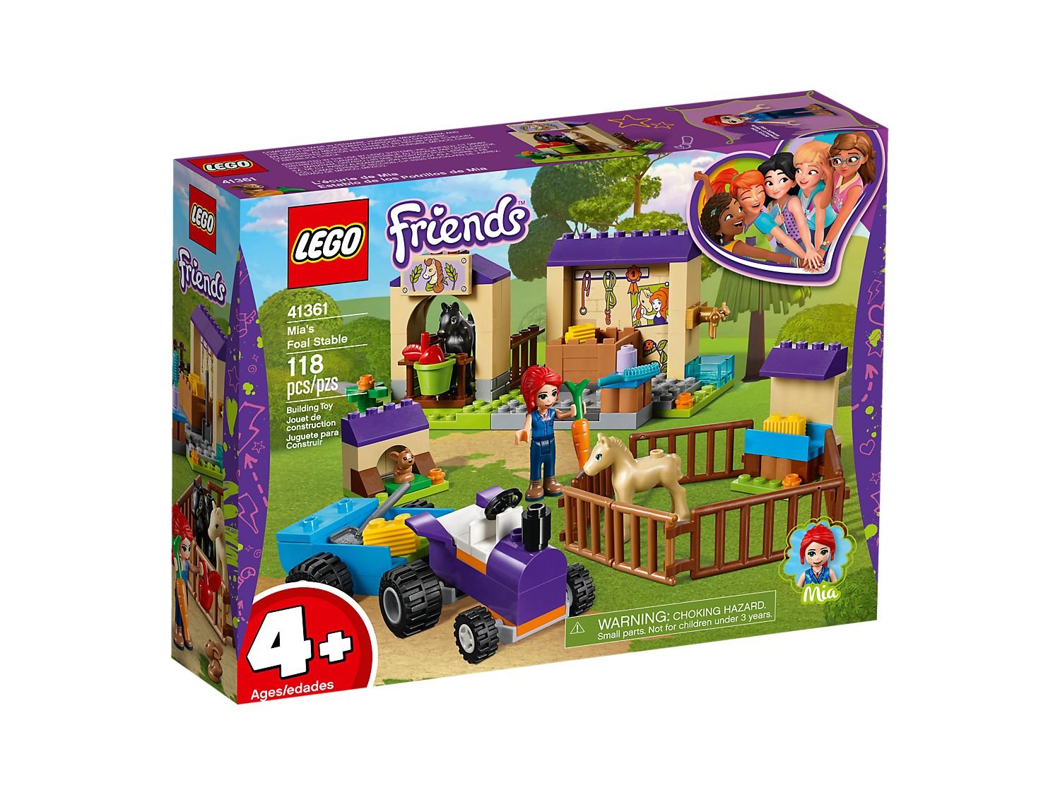 LEGO Friends Mia's Foal Stable 41361