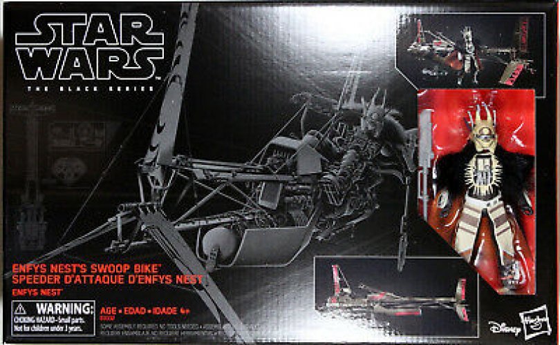 Hasbro Star Wars Black Series ~ ENFYS NEST w/SWOOP BIKE Deluxe Action Figure Set