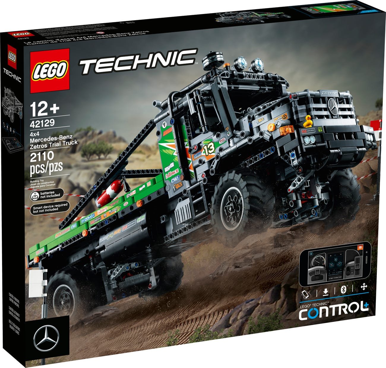 LEGO Technic Series 42129 4x4 Mercedes-Benz Zetros Trial Truck