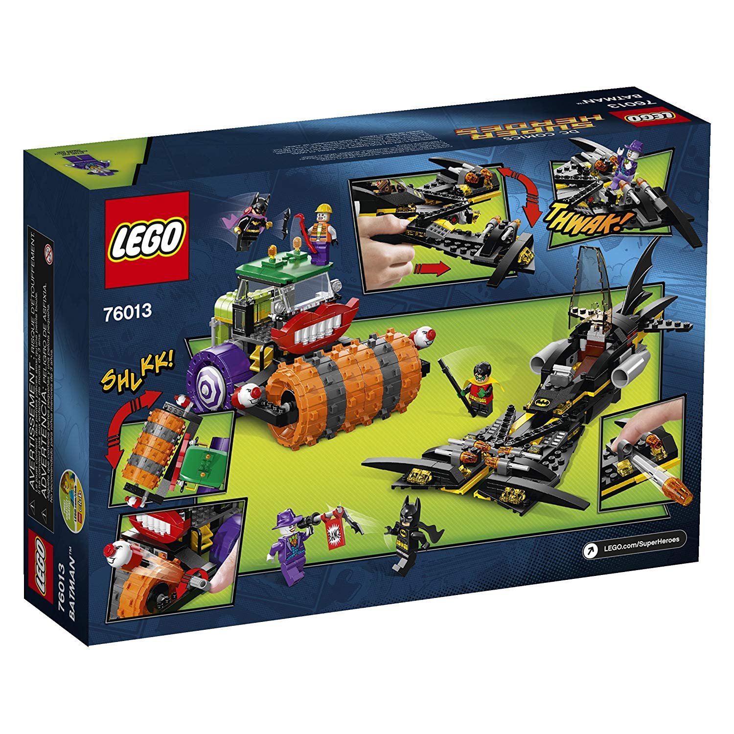 LEGO 76013 Super Heroes Batman: The Joker Steam Roller | Yasuee US 