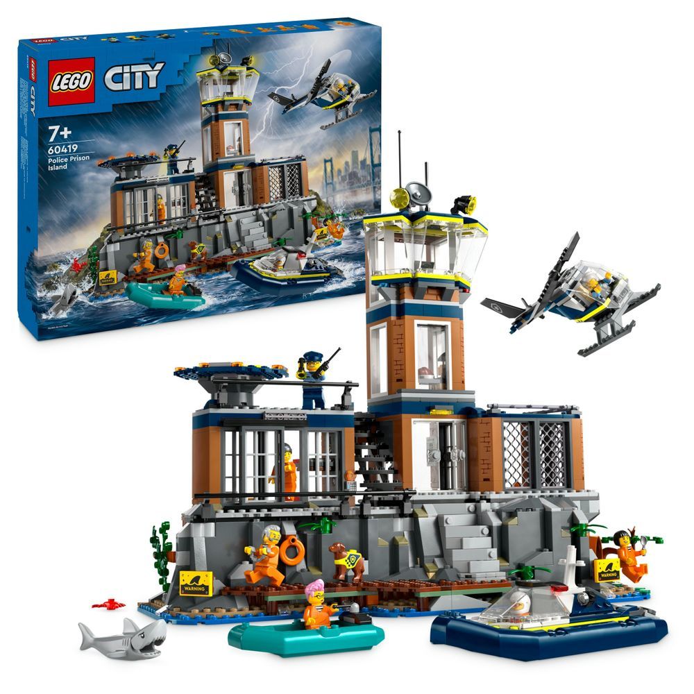 LEGO City Series 60419 Police Prison Island