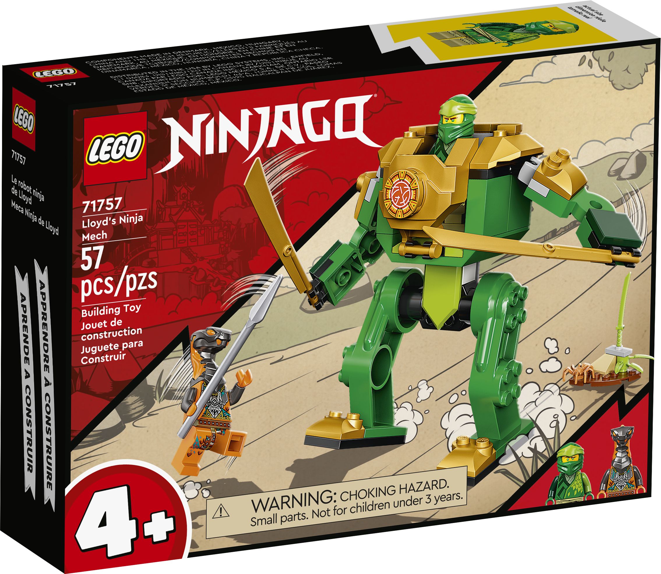 LEGO 71757 Ninjago Lloyd's Ninja Mech - Lloyd