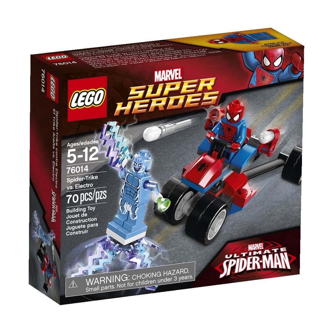 LEGO 76014 Super Heroes Spider-Trike vs. Electro