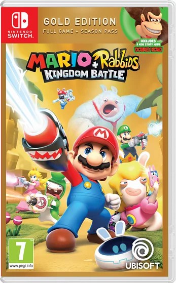 Nintendo Switch Game NS Mario + Rabbids Kingdom Battle:Gold Edition Chinese/English Version