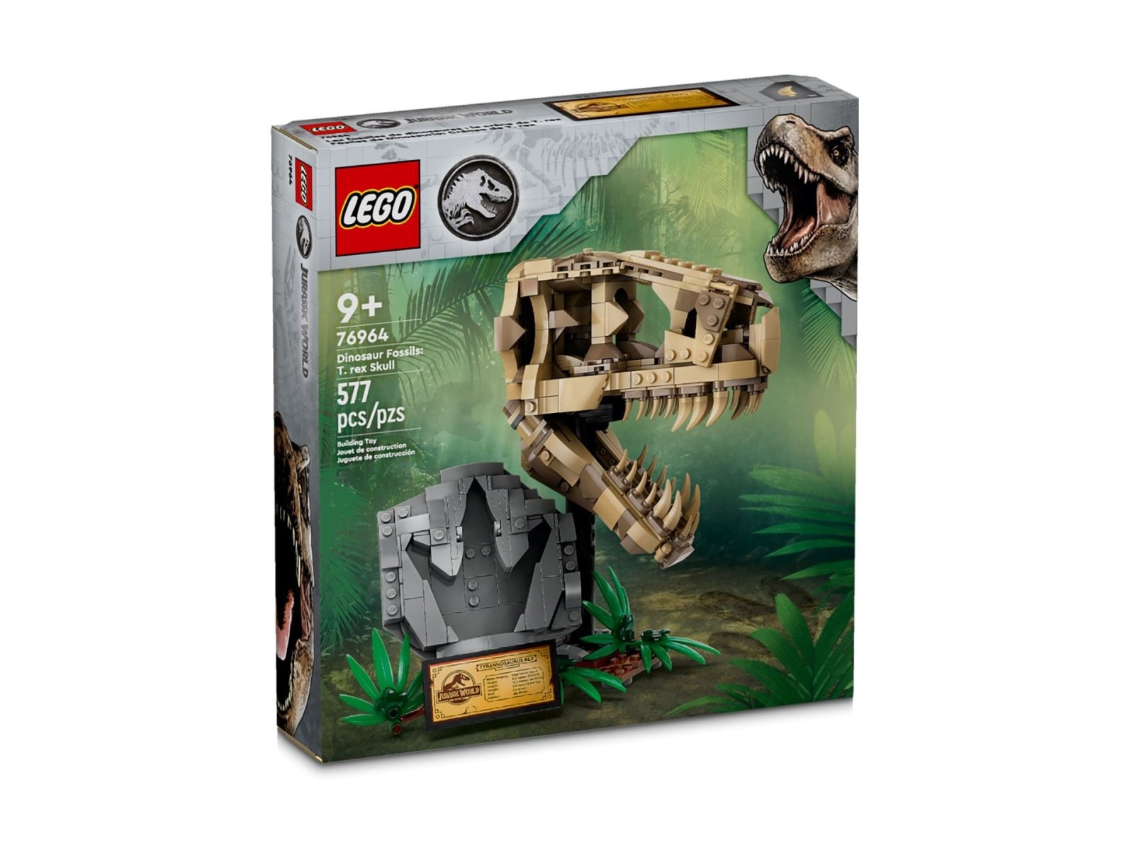 LEGO Jurassic World Series 76964 Dinosaur Fossils: T.rex Skull