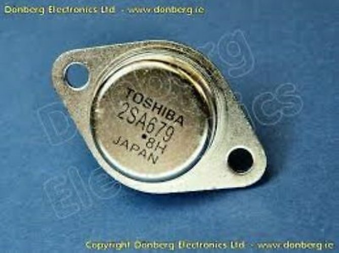 TOSHIBA 2SA679 TO-3 SILICON PNP EPITAXIAL MESA TRANSISTOR