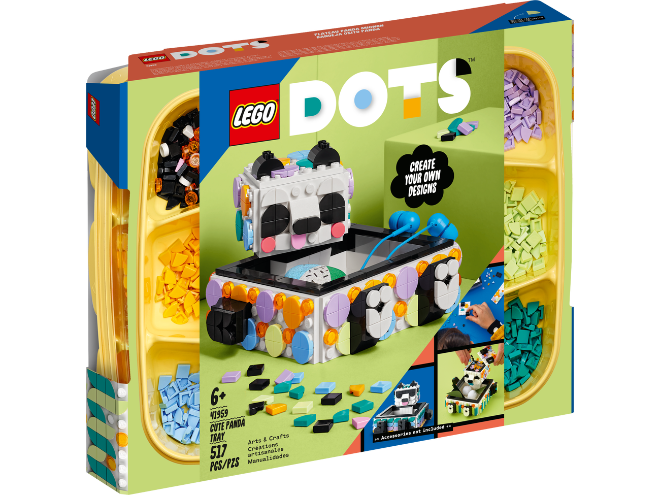 LEGO DOTS 41959 Cute Panda Tray