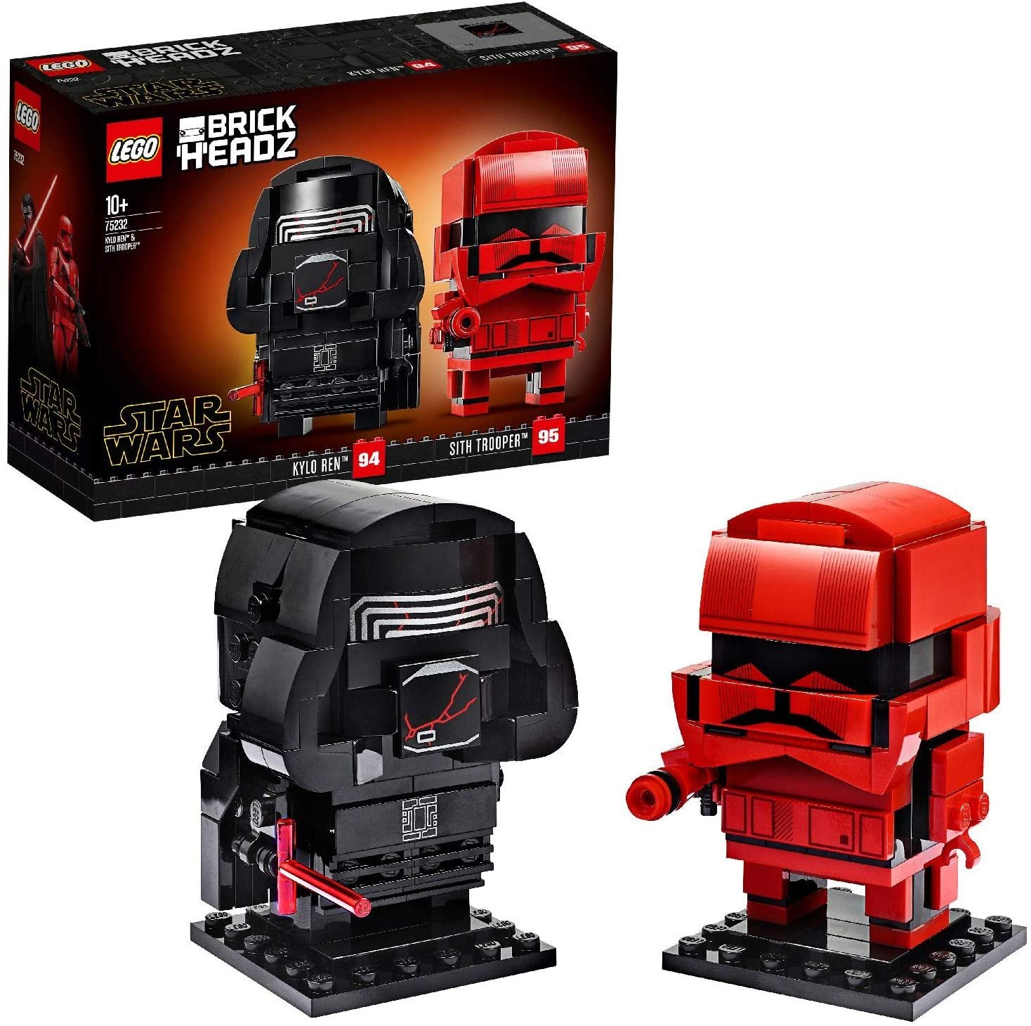 LEGO Brickheadz 75232 Kylo Ren & Sith Trooper Collectable Building Set