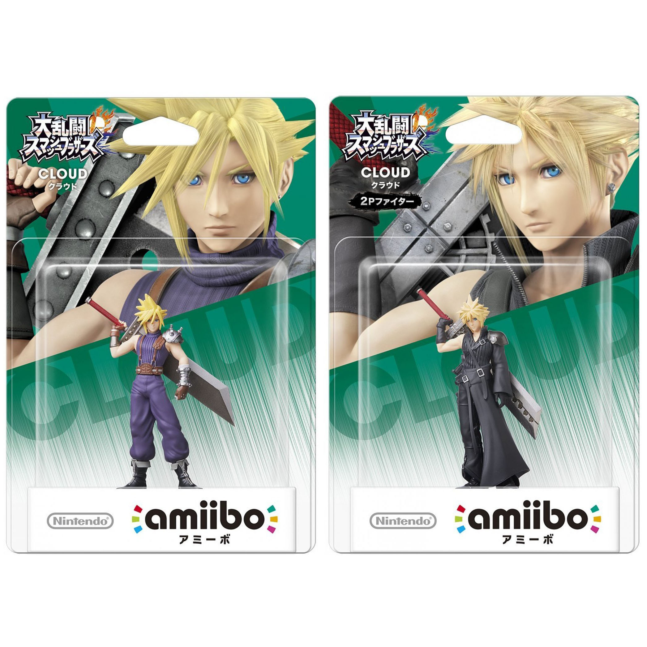 Nintendo Amiibo Cloud Super Smash Brothers Series - Cloud / 2P Set For Switch NS