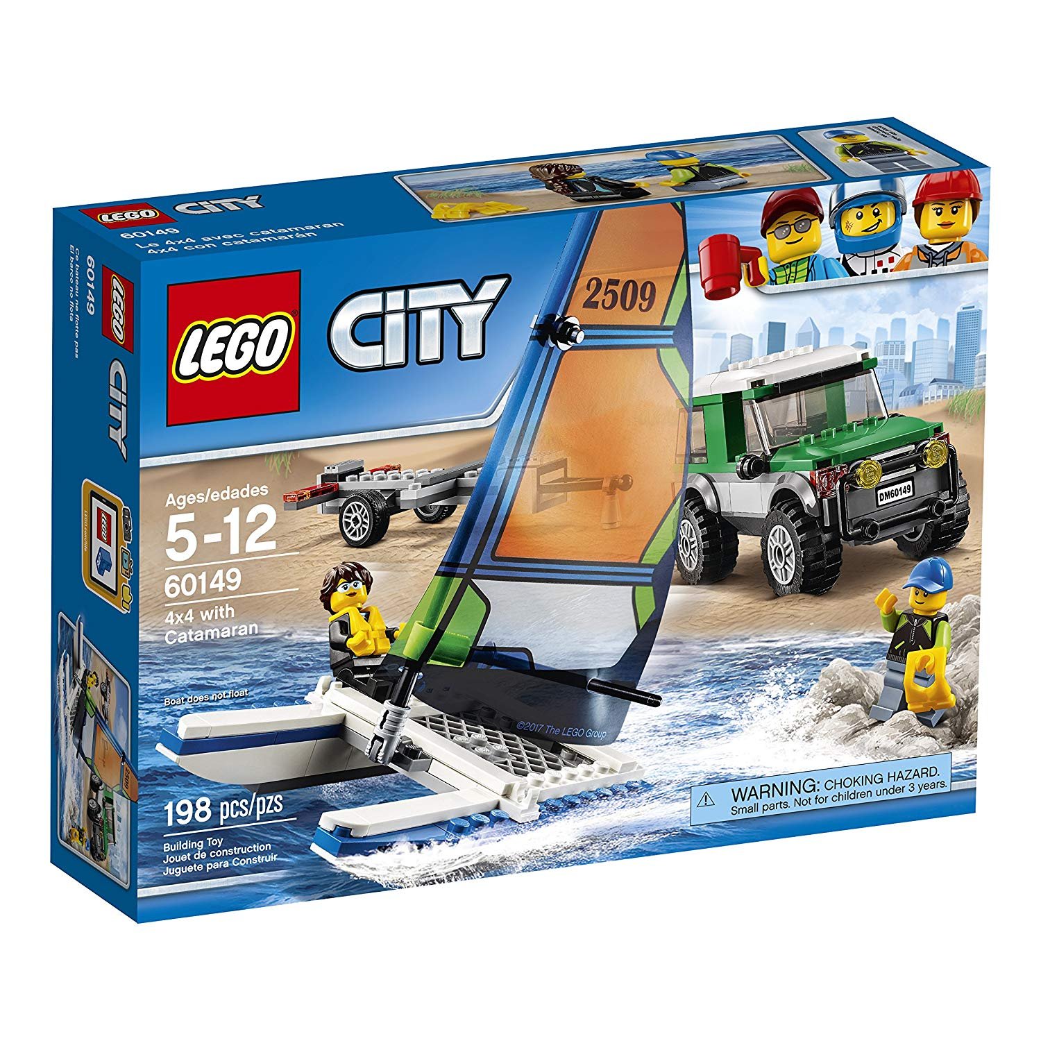 LEGO 60149 City Great Vehicles 4x4 with Catamaran