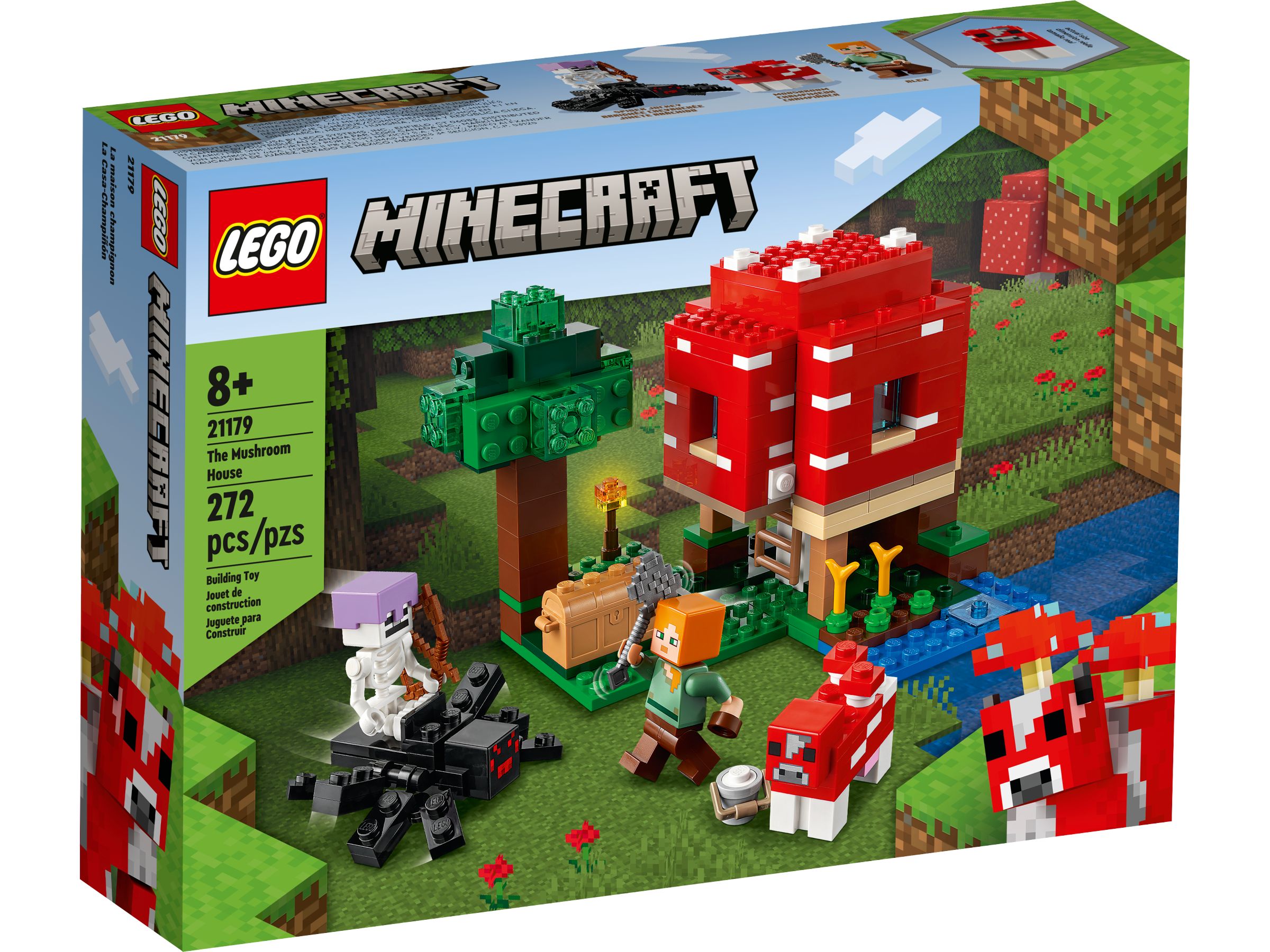 LEGO 21179 Minecraft™ The Mushroom House