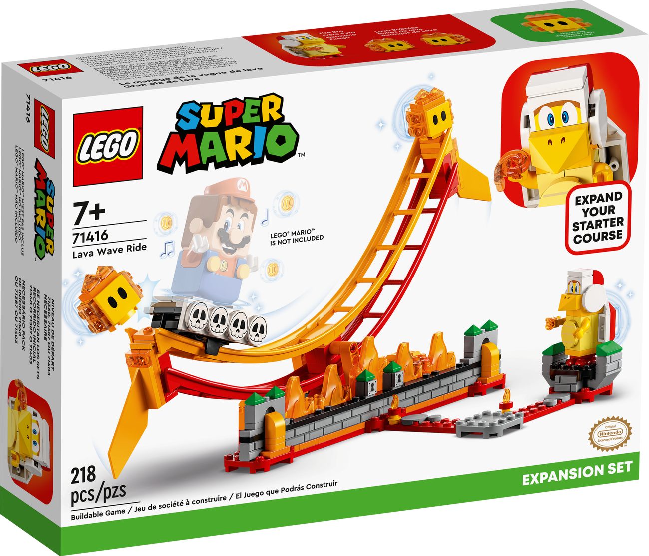 LEGO Super Mario Series 71416 Lava Wave Ride Expansion Set