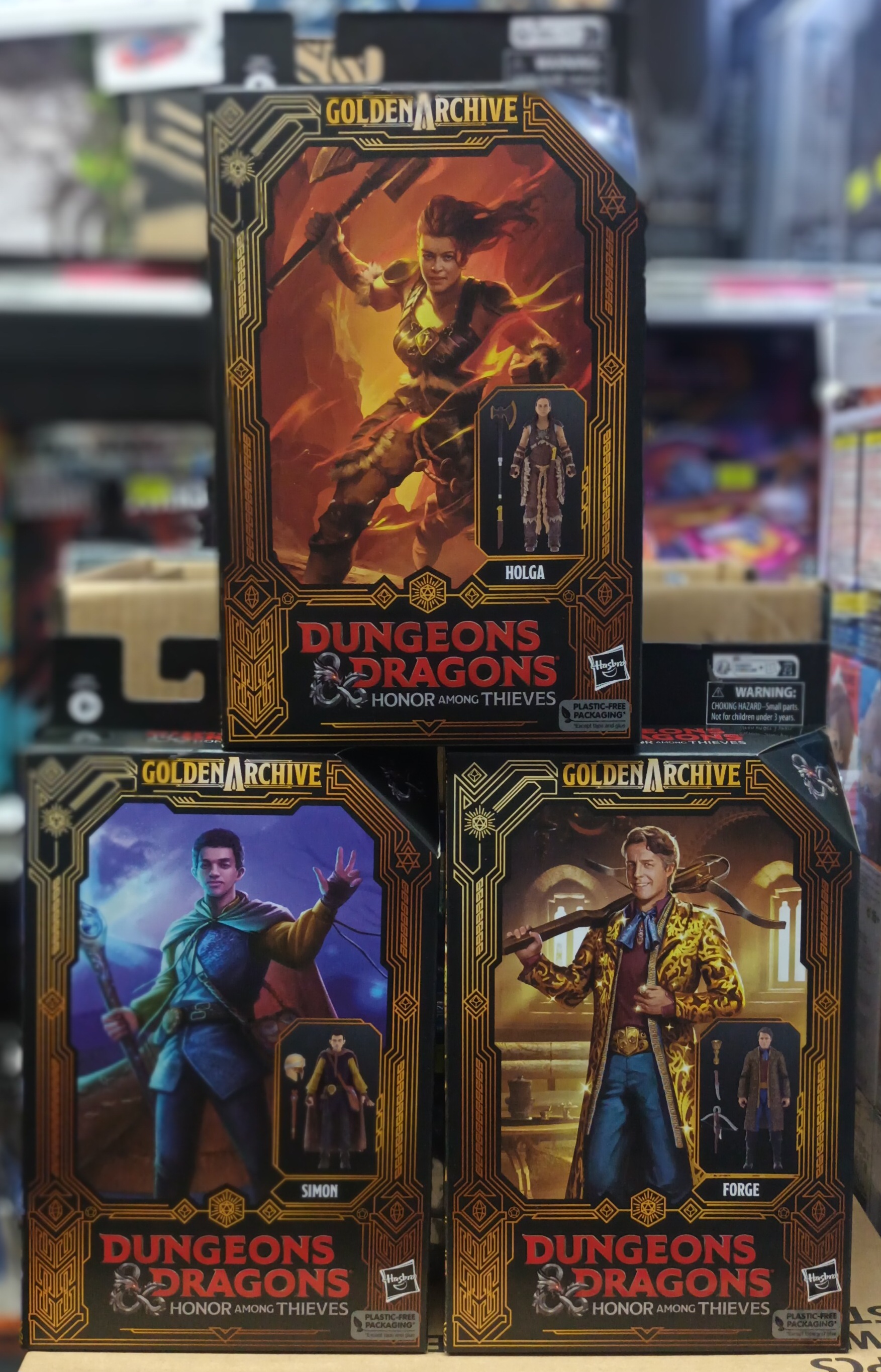 Dungeons & Dragons Golden Archive Figure set of 3 ( Holga Simon Forge )