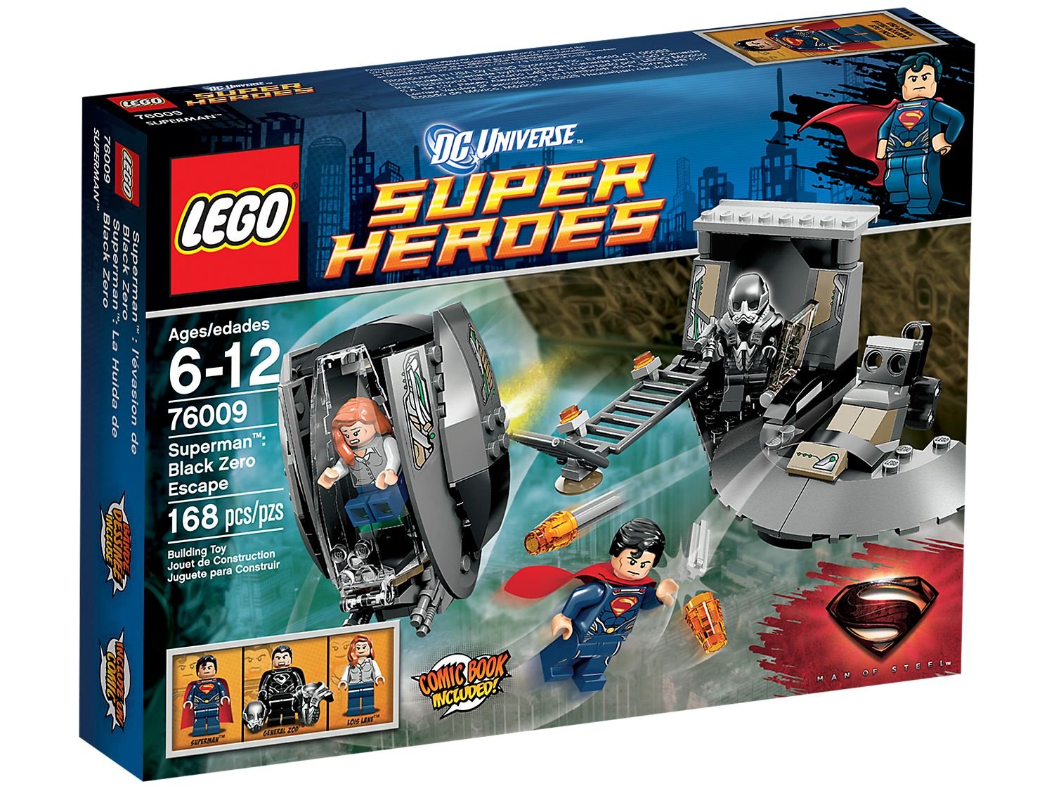 LEGO 76009 DC Comics Super Heroes Superman: Black Zero Escape