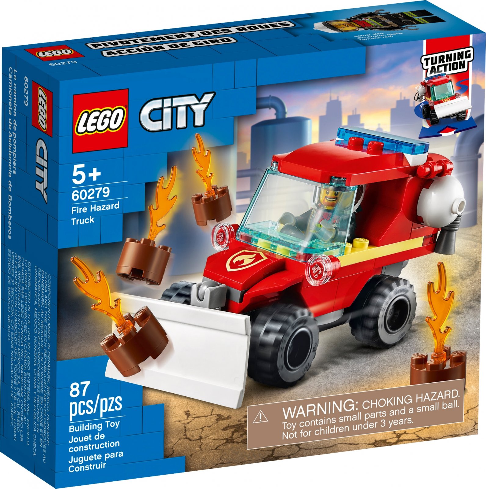 LEGO City Series 60279 Fire Hazard Truck