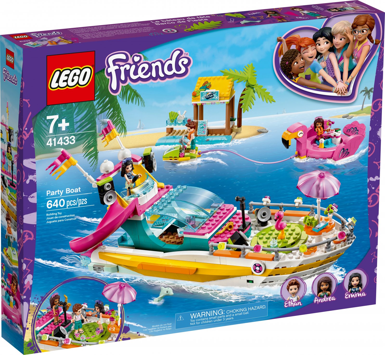 LEGO Friends Series 41433 Party Boat