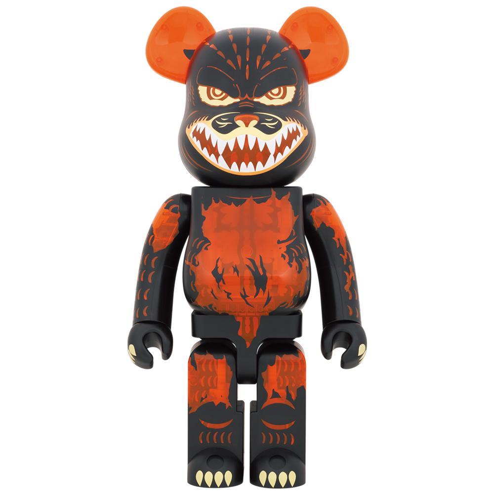 Medicom Be@rBrick BearBrick Godzilla VS Destroyer version Godzilla (Meltdown: Clear Orange Ver.)1000％