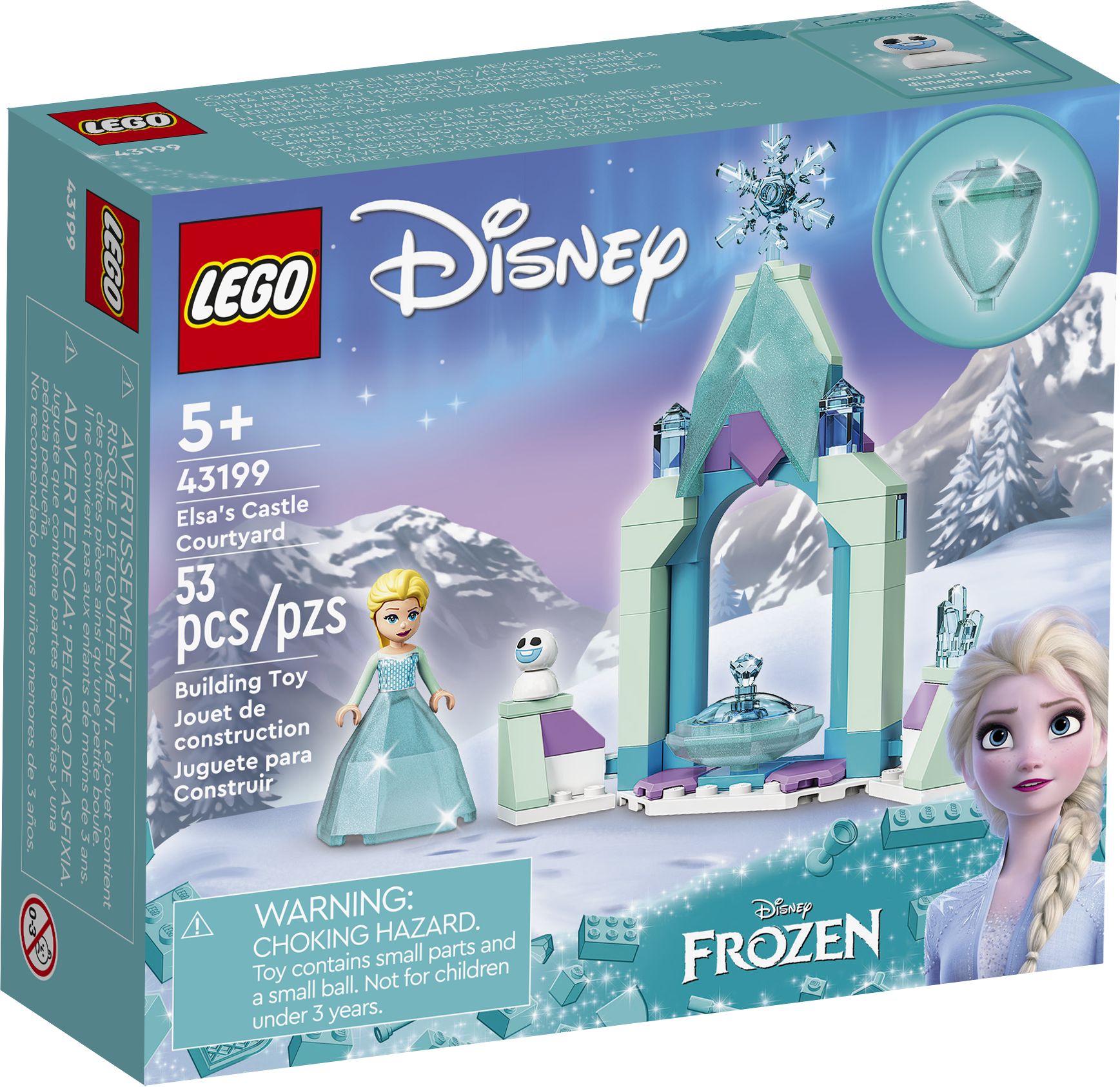 LEGO 43199 Disney Frozen Elsa’s Castle Courtyard