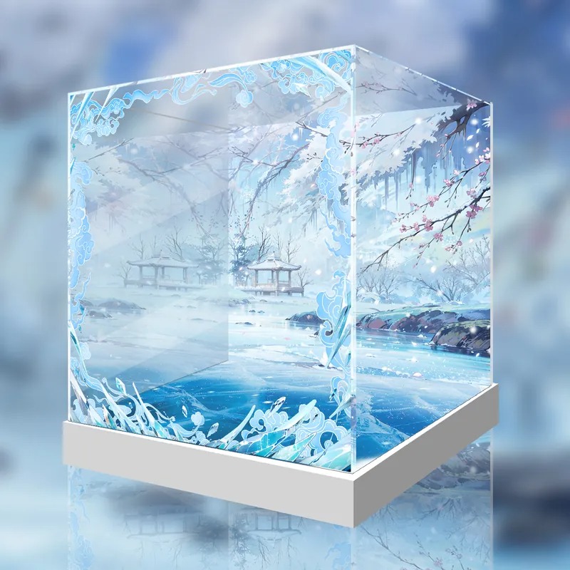 【AOWOBOX】擎蒼工作室 洛天依 梨花雪Ver.手辦 高透手辦主題展示盒