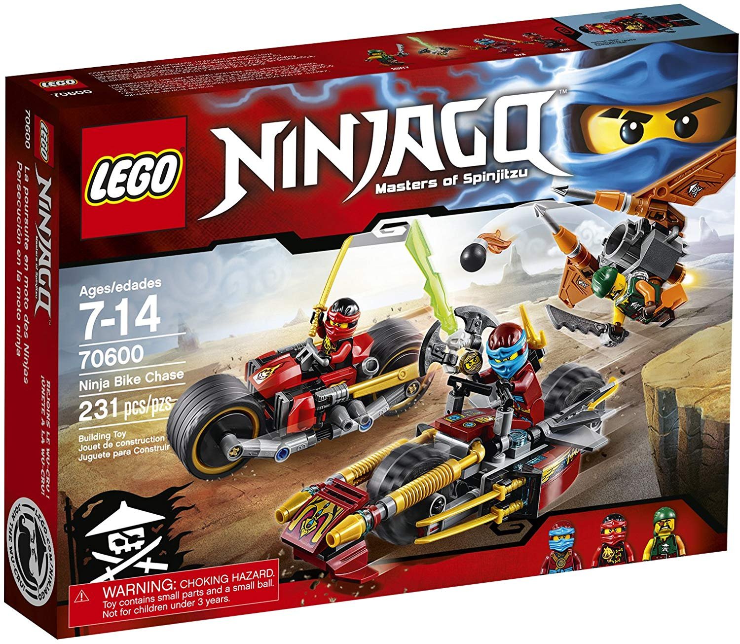 LEGO Ninjago Ninja Bike Chase 70600