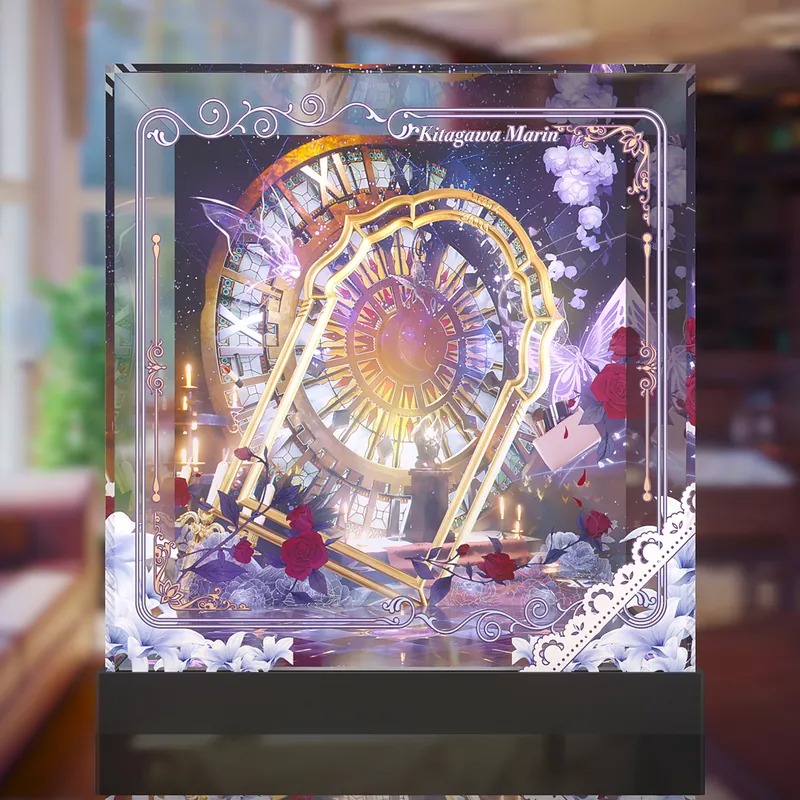 【AOWOBOX】TAiTO AMP+ 戀上換裝娃娃 喜多川海夢 (黑江雫 Ver.) 景品 高透主題展示盒