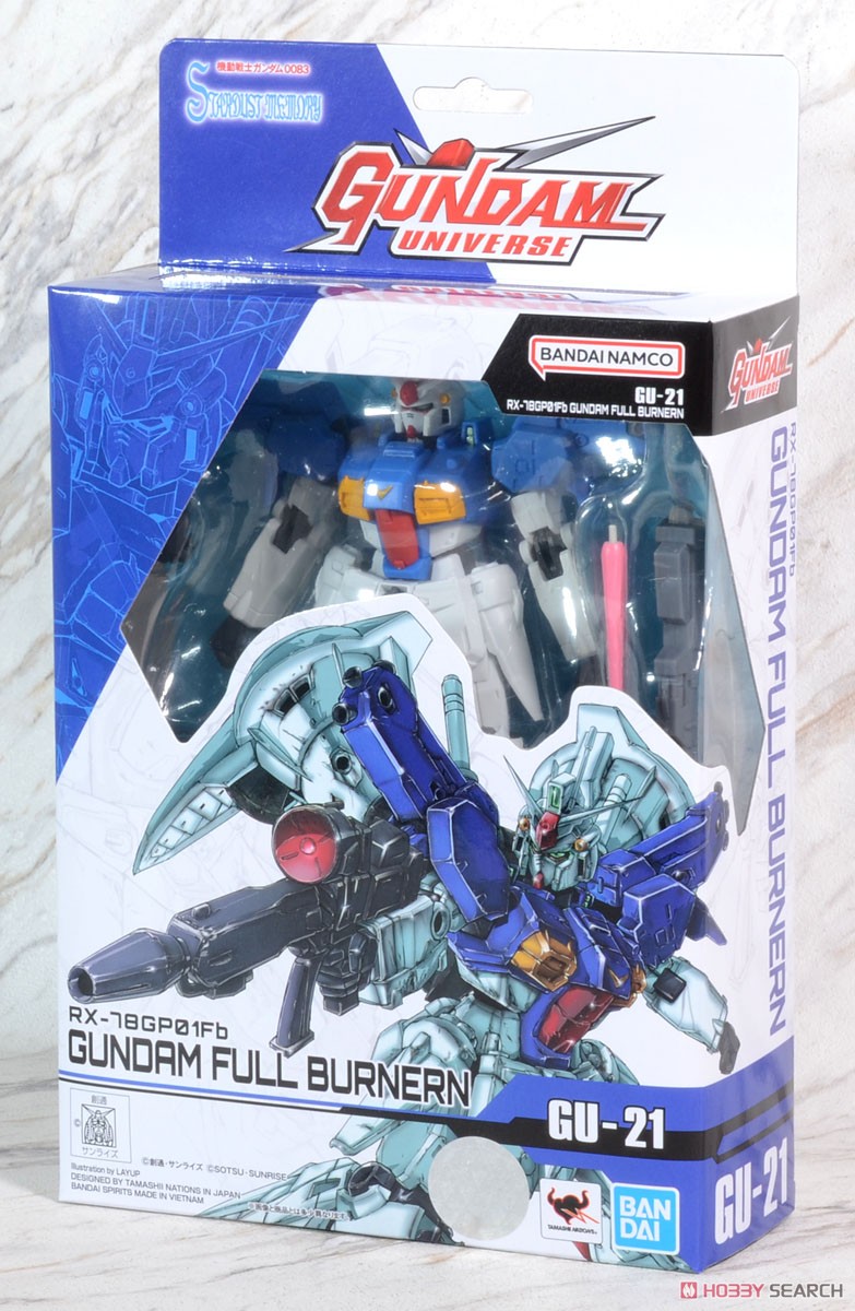 Bandai Gundam Universe RX-78GP01Fb GUNDAM FULL BURNERN "Mobile Suit Gundam 0083: STARDUST MEMORY" GU-21