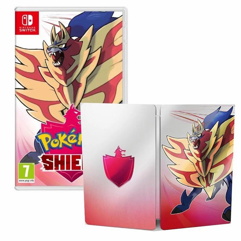 Nintendo Switch Game NS Pokémon Shield STEEL BOX Chinese/English Version