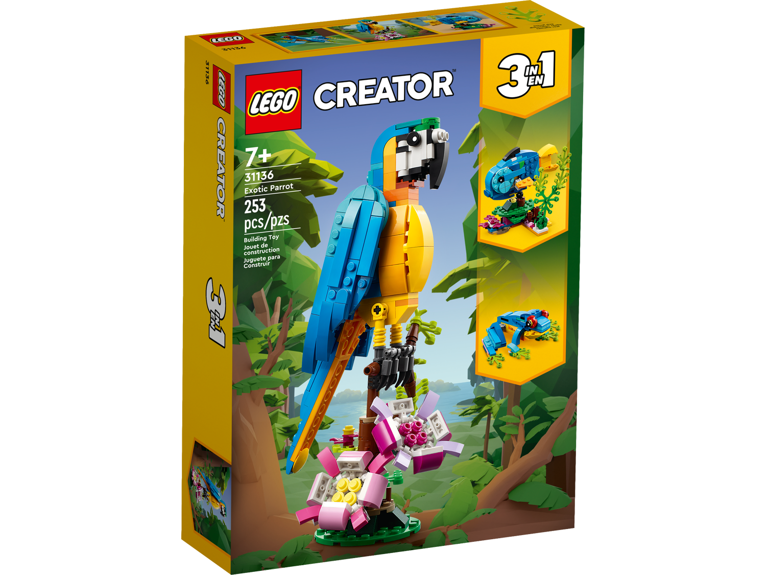 LEGO Creator 3-in-1 Series 31136 Exotic Parrot