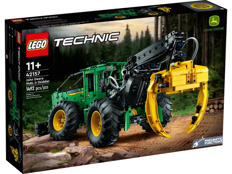 LEGO Technic Series 42157 John Deere 948L-II Skidder