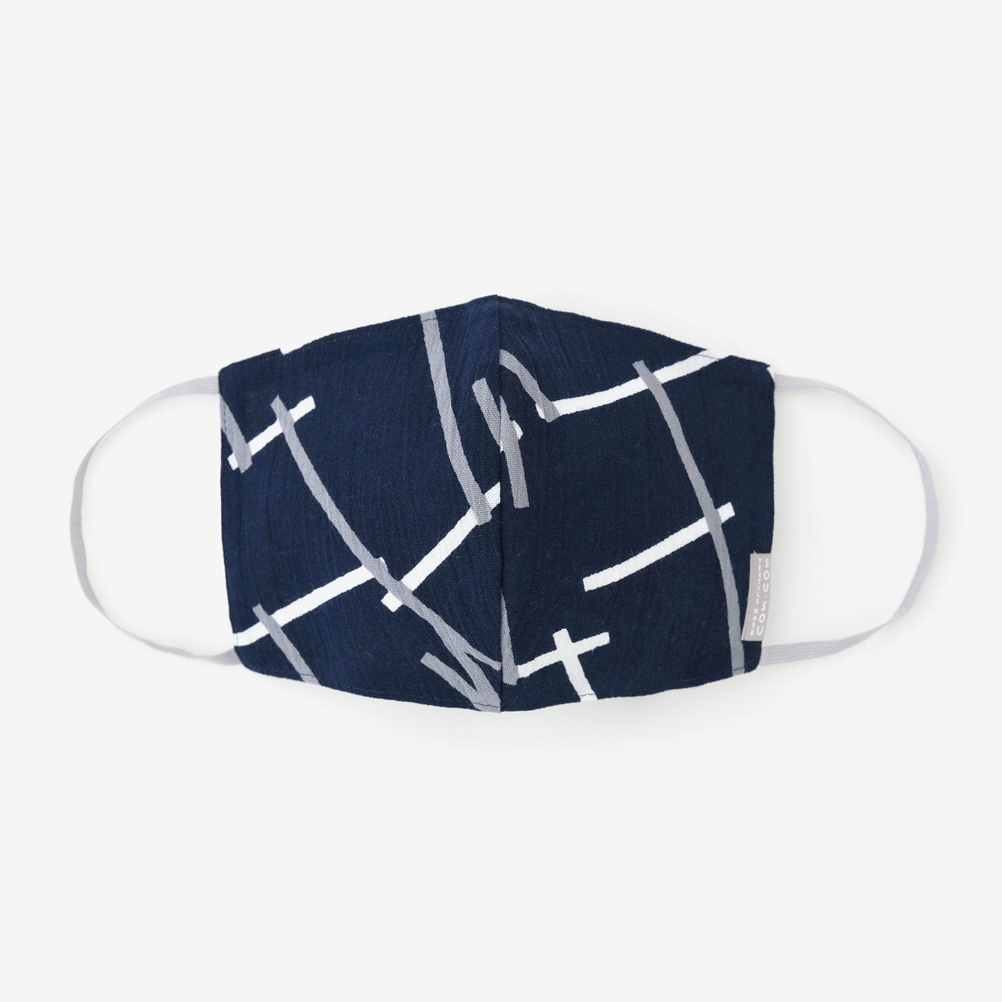 SOU SOU Chizimi Cotton Cotton Mask Tobi - Made in JAPAN