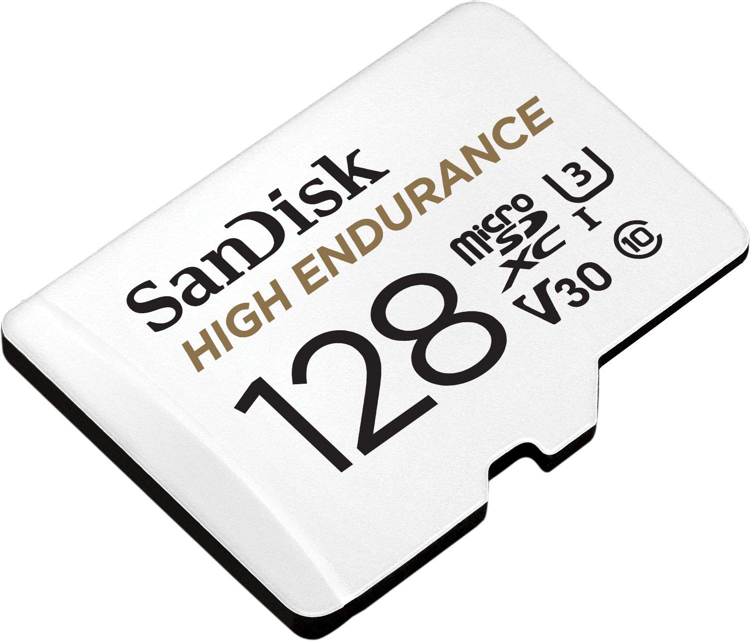Sandisk 128GB High Endurance MicroSDHC Video Monitoring V30 U3 Class 10 100MB/s SDSQQNR-128G