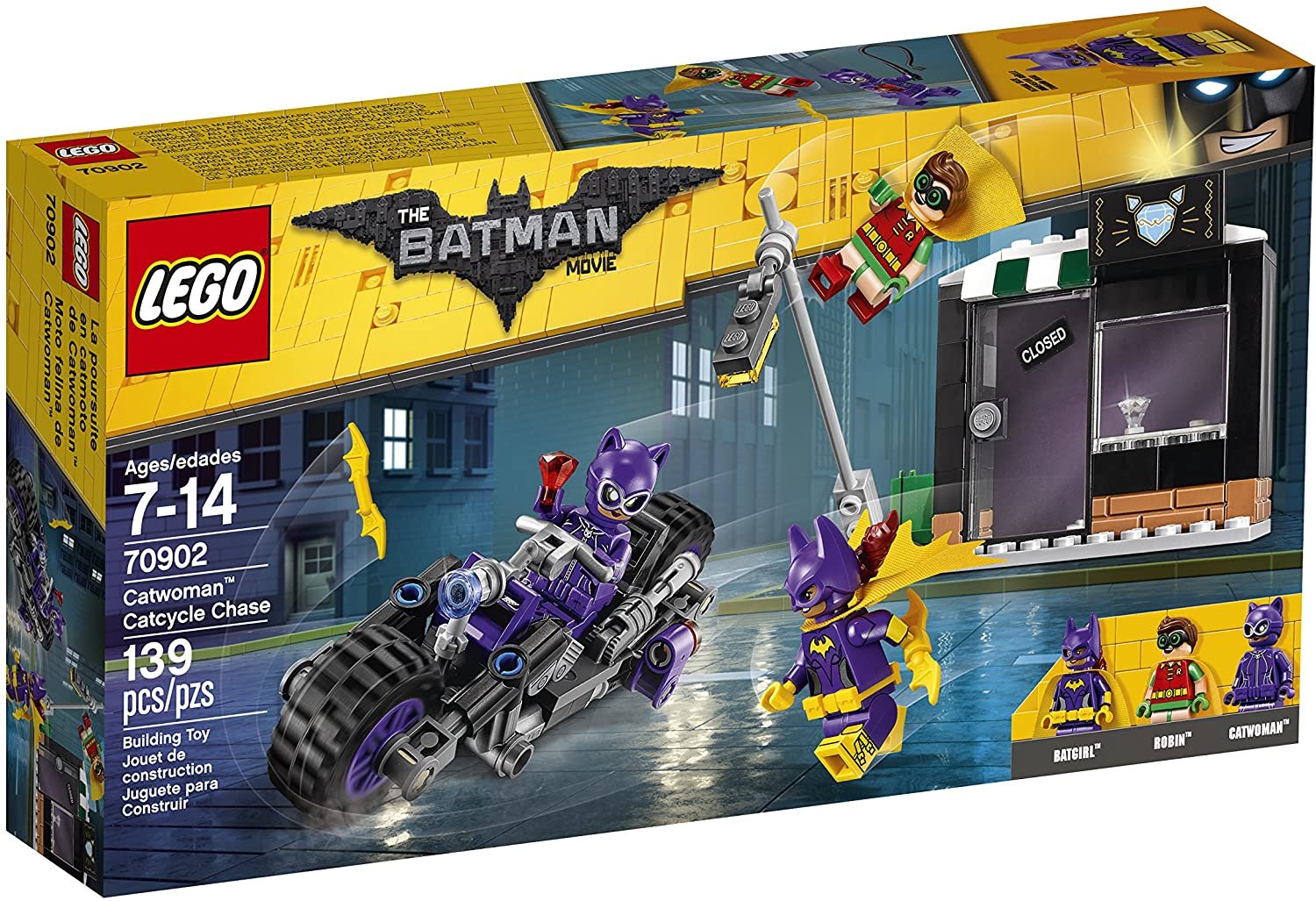 LEGO DC Comics Super Heroes Batman Movie Catwoman Catcycle Chase 70902