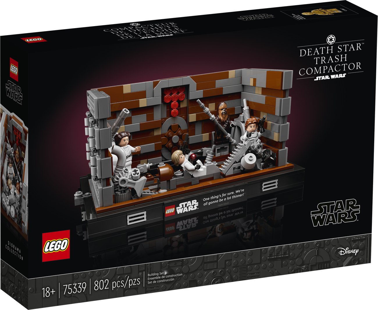 LEGo Star Wars 75339 Death Star Trash Compactor Diorama