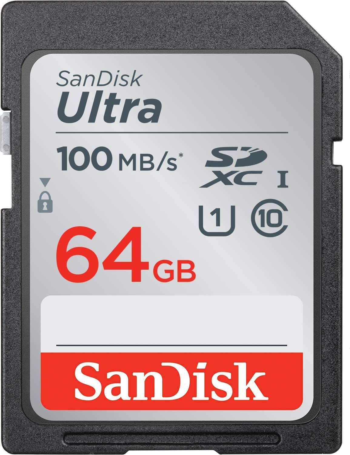 SanDisk Ultra 64GB SDXC UHS-I Class 10 100MB/s Memory Card